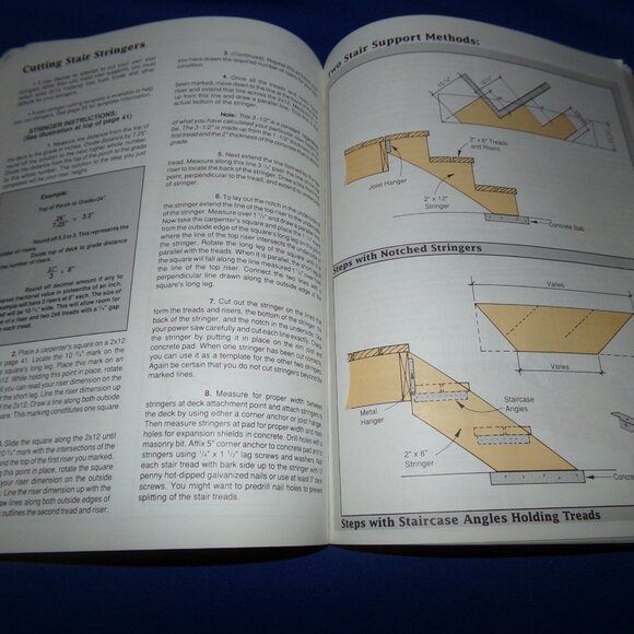 Vintage Build Your Own Deck Manual - NPS Ucando Series - 32 Projects & Plans - Picture 7 of 7